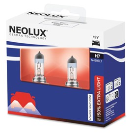 Żarówki H7 NEOLUX 150% Extra Light 12V 55W (150% więcej światła, homologacja ECE)