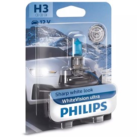 Żarówka H3 PHILIPS WhiteVision ultra 12V 55W (3900K)
