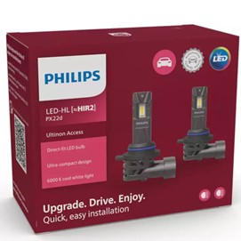 Żarówki LED HIR2 PHILIPS Ultinon Access 2500 12V 20W (LED-HL, 6000K, łatwy montaż)