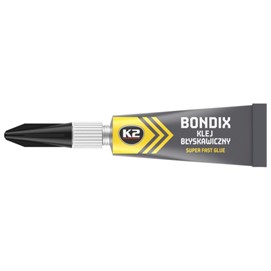 Szybkoschnący klej K2 Bondix 3g (do plastiku, drewna, gumy, skóry i ceramiki)