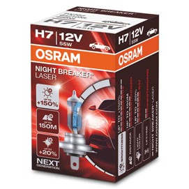 Żarówka H7 OSRAM Night Breaker Laser +150% 12V 55W