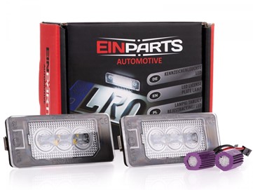 Podświetlenie tablicy rejestracyjnej LED EINPARTS EP102OE do Seat Ibiza IV Sport Cupra FR 2008-