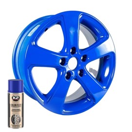 Guma w sprayu K2 Color Flex 400ml (niebieski)