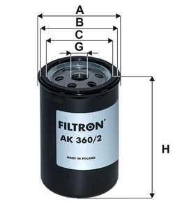 Filtr powietrza FILTRON AK 360/2