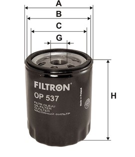 Filtr oleju FILTRON OP 537