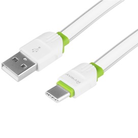 Kabel do ładowania i synchronizacji MYWAY oplot silikonowy 200cm USB - USB-C