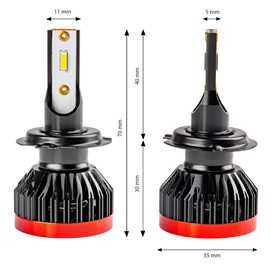Żarówki LED AMIO LED headlight BF H7 12V 50W (6000K, 3100lm)
