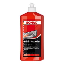Wosk koloryzujący Czerwony SONAX Polish&Wax Color Nano Pro 500ml