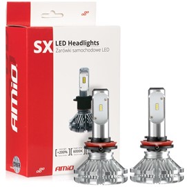 Żarówki LED AMIO LED headlight SX H8/H9/H11 12V 40W (6000K, 3200lm)