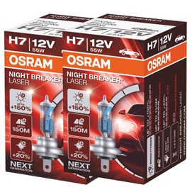 Żarówki H7 OSRAM Night Breaker Laser +150% 12V 55W