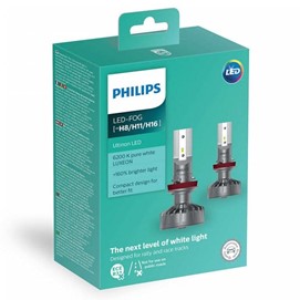 Żarówki LED PHILIPS Ultinon LED H8 / H11 / H16 12V (6200K)