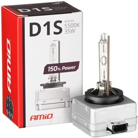 Żarnik D1S AMIO +150% Power 85V 35W (5500K, o 150% więcej światła)