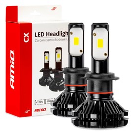 Żarówki LED AMIO LED headlight CX H7 12V 30W (6000K, 3000lm)