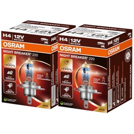 Żarówki H4 OSRAM Night Breaker 220 12V 60/55W (2 sztuki)