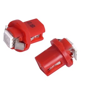 Żarówki LED VISION BAX T5 B8.5d 12V 1xSMD (czerwona)