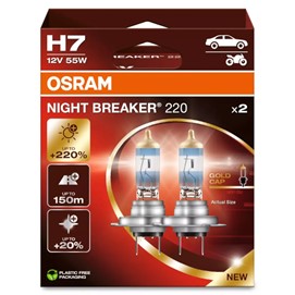 Żarówki H7 OSRAM Night Breaker 220 12V 55W