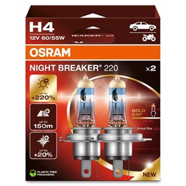 Żarówki H4 OSRAM Night Breaker 220 12V 60/55W