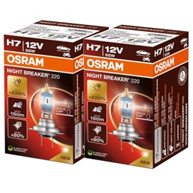 Żarówki H7 OSRAM Night Breaker 220 12V 55W (2 sztuki)