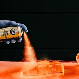Pomarańczowy lakier do zacisków i bębnów hamulcowych K2 Brake Caliper Paint 400ml