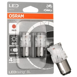 Żarówki LED OSRAM LEDriving SL P21/5W (czerwone)