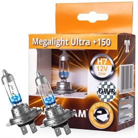 Żarówki H7 TUNGSRAM Megalight Ultra +150% 12V 55W + LED W5W