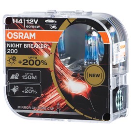 Żarówki H4 OSRAM Night Breaker 200 12V 60/55W