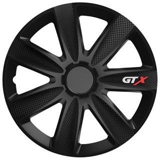 Kołpak 14" VERSACO GTX carbon czarny, uniwersalny (1 sztuka)