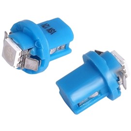 Żarówki LED VISION BAX T5 B8.5d 12V 1xSMD (niebieska)