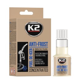 Odmrażacz paliwa uniwersalny K2 Anti-Frost 50ml (do benzyny, diesla)