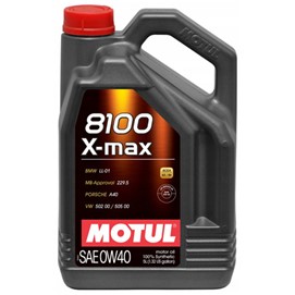 Olej 0W40 MOTUL 8100 X-MAX 5L