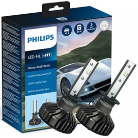Żarówki LED H1 PHILIPS Ultinon Pro9100 +350% HL 12/24V (5800K)