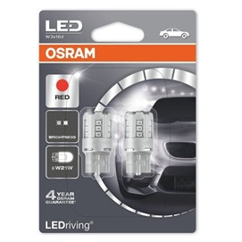 Żarówki LED OSRAM LEDriving SL W21W (czerwone)