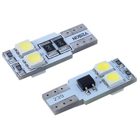 Żarówki LED VISION W5W T10 12V 4xSMD (canbus)