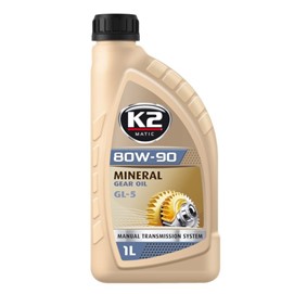 Olej przekładniowy K2 80W90 API GL5 GL4 1L