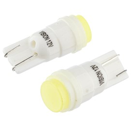 Żarówki LED W5W T10 12V 1x COB LED, biała, 2 szt.