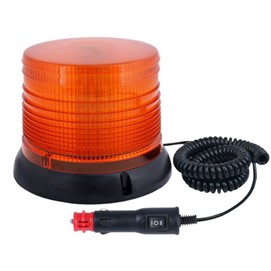 Lampa ostrzegawcza 60x SMD LED 12/24V magnetyczna, pomarańczowa