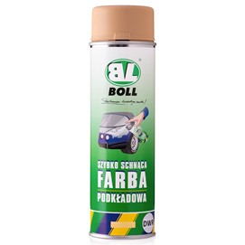 Szybkoschnąca farba podkładowa w sprayu BOLL 500ml (beżowa)