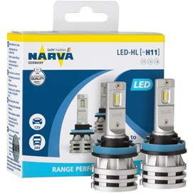 Żarówki LED H8 / H11 / H16 NARVA Range Performance LED 12/24V 24W (6500K)