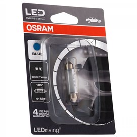 Żarówka LED OSRAM LEDriving C5W C10W 41mm 12V 0.5W (niebieska)