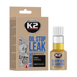 Zatrzymuje i zapobiega wyciekom oleju K2 Stop Leak Oil 50ml