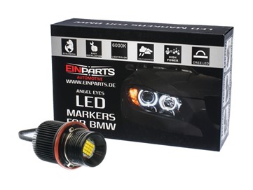 Markery LED do ringów (angel eyes) EINPARTS EPM05 160W do BMW X5 E53 2002-2007