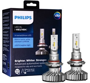 Żarówki LED Philips X-tremeUltinon +200% HB3 / HB4 12V 25W (6500K)