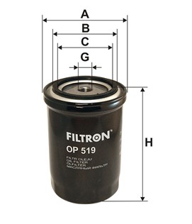 Filtr oleju FILTRON OP 519