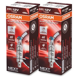 Żarówki H1 OSRAM Night Breaker Laser +150% 12V 55W
