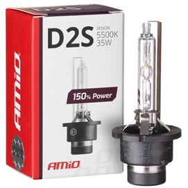 Żarnik D2S AMIO +150% Power 85V 35W (5500K, o 150% więcej światła)