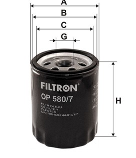Filtr oleju FILTRON OP 580/7