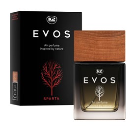 Zapach do samochodu w drewnie + perfumy do auta K2 Evos Sparta