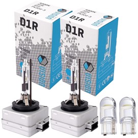 Żarniki D1R VISION 85V 35W 4300K (2 sztuki) + żarówki LED W5W