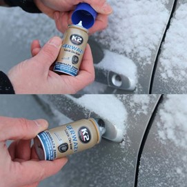 Zestaw zimowych kosmetyków K2 do pielęgnacji samochodu + szczotko-skrobaczka #8