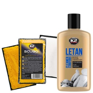 Mleczko do czyszczenia i konserwacji skóry K2 Letan 250ml + pad K2 Scubo Pro
